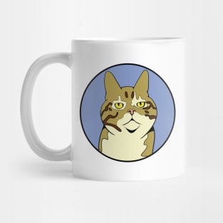 Serious Cat - Funny Animal Design Mug